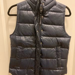 JCrew puffy down vest - Navy Blue - XS